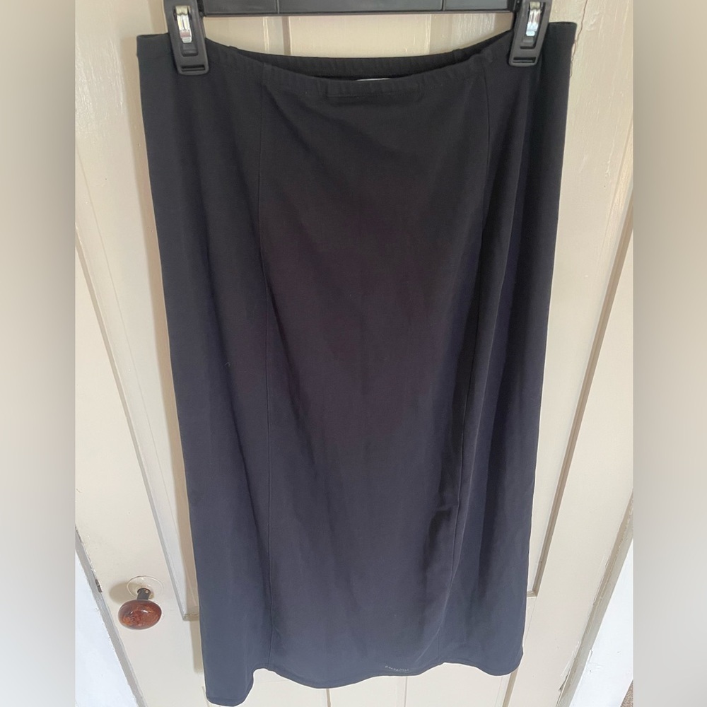 Patagonia Black Maxi A-Line Skirt Comfortable Casual Stretchy Cotton Cute Trend - Picture 7 of 16